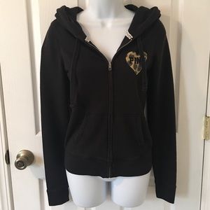 PINK cheetah print zip up hoodie ❤️